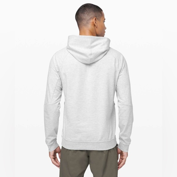 Lululemon City Sweat Pullover Hoodie NHL Vancouver Canucks Light Grey Sea Salt - Picture 2 of 12